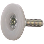 Thumbnail image #1 for AllPoints Foodservice Parts & Supplies 264649 Threaded Chair/Bar Stool Glide, 1-1/8" Base, 1/4"-20 Thread, 3/4" Stud, Plastic