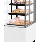 Thumbnail image #1 for Fri-Jado USA MCC 24-3 H SS PT UF Heated Hot Food Merchandiser, 3 Flat Metal Shelves, Thermostatic, 23-5/8"W x 29-1/2"D x 55-7/8"H
