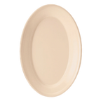 Thumbnail image #1 for G.E.T. Supermel OP-912-T Melamine Oval Platter, Tan, 12" x 8-1/2" Case of 2 Dozen