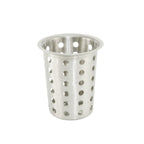 Thumbnail image #1 for CAC China SSFC-P Perforated Stainless Steel Flatware Cylinder Case of 48