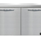 Thumbnail image #1 for Continental Refrigerator SW48N 48-Inch 2-Section Worktop Refrigerator with Stainless Steel Flat Top and 2 Doors