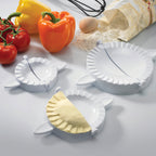 Thumbnail image #1 for Matfer Bourgeat 073159 3-Piece Ravioli Mold Set, Polypropylene, White, Large/Medium/Small