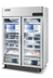 Thumbnail image #6 for Migali Competitor Series 2-Section Glass Door Reach-In Display Freezer, 43.2 Cu. Ft., Top-Mount Self-Contained, Stainless Steel