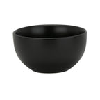 Thumbnail image #1 for Ten Strawberry Street Wazee Matte WM-7-BLK-6 Black Round Cereal Bowl, 16 oz, 5-1/2 in. Case of 24