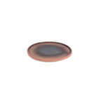 Thumbnail image #1 for Mikasa Hospitality ASH FERRO 5351292 ECOMADE Fero Ash Plate, 8.07"W x 8.07"D x 0.79"H, round, porcelain, ash finish Case of 4