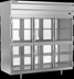 Thumbnail image #5 for Beverage-Air P-Series Three-Section Pass-Thru Reach-In Refrigerator with 12 Glass Half Doors, 73.99 Cu. Ft., Top-Mounted Self-Contained Refrigeration