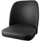 Thumbnail image #1 for Oak Street SL2133TOP-BLK Bar Stool Seat Only, Armless Bucket Style, Black Vinyl