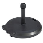 Thumbnail image #1 for Grosfillex US608402 Wheeled Umbrella Base, 84 lb, Cement-Filled Resin Cover, Adjustable for 1–2 in Umbrella Poles