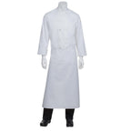 Thumbnail image #1 for Chef Works B4 -WHT-0 4-Way Reversible Chef Apron, 33"L x 27-1/2"W, No Pockets, 65/35 Poly/Cotton, White