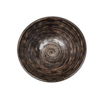 Thumbnail image #2 for Korin Inc Uzumaki BWL-383 Round Spiral Design Bowl, 33 oz, Dark Brown, 7-1/2 in Diameter