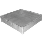 Thumbnail image #1 for GSW USA SD-2020 Compartment Sink Drain Basket, 19-3/4" x 19-3/4" x 4", for 20" x 20" Sink Bowl