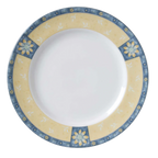 Thumbnail image #2 for Vertex China Alpine AL-8-DS Porcelain Plate, 9-1/4 in. Round, Wide Rim Case of 2 Dozen