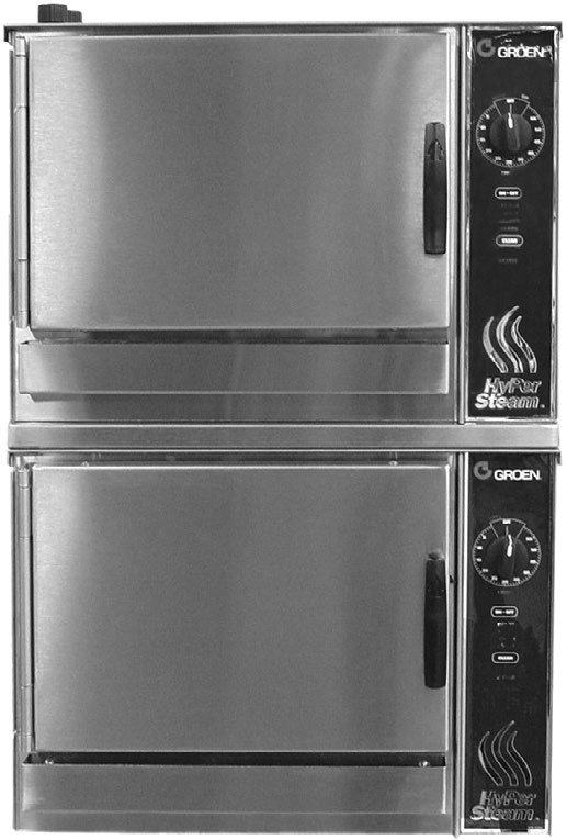 Product image #5 for Groen HyperSteam Double-Stacked Tabletop Electric Pressureless Convection Steamer