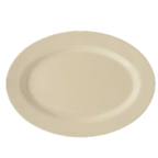 Thumbnail image #1 for G.E.T. Tahoe M-4010-S Melamine Oval Platter, 16-1/4 x 12, Sandstone 1 Dozen
