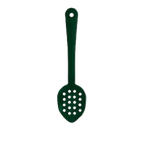 Thumbnail image #1 for Thunder Group PLSS213GR 13-Inch Perforated Green Polycarbonate Serving Spoon Case of 6 Dozen