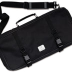 Thumbnail image #1 for JB Prince Mercer Z176 Knife Bag, 3 Compartments, 25 Inserts, Nylon, Black