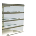 Thumbnail image #1 for RPI Industries Vienna VIDD2-34-R-SQ-FD Dry Countertop Pastry Display Case, 31-1/2"W, Self-Service, 3 Adjustable Shelves, Tempered Glass