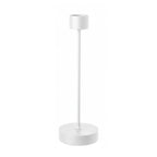 Thumbnail image #1 for Cardinal Saturno FP462 White Aluminum Table Lamp, 11.5 in