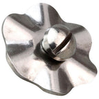 Thumbnail image #1 for AllPoints Foodservice Parts & Supplies 264367 Commercial Blender Agitator for Hard Ice Cream, Wavy Stainless Steel, with Screw