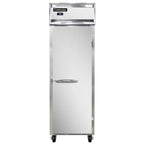 Thumbnail image #1 for Continental Refrigerator 1RSNSA One-Section Reach-In Refrigerator, Solid Full-Hinged Door, Stainless Steel Exterior, Aluminum Interior
