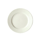 Thumbnail image #1 for Winco Birkhall BPR-105RE-AW Porcelain Plate, 10-1/2 in, Round, Rolled Edge, American White 1 Dozen