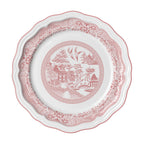 Thumbnail image #1 for Steelite International 62547FP810 Round Porcelain Rim Plate, 11-1/4", Adelina Willow Rose Folio 1 Dozen