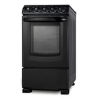 Thumbnail image #1 for Summit Commercial REX2051BRT 20-Inch Electric Range with 2.3 cu. ft. Oven, 4 Elements and Ceramic Glass Cooking Surface