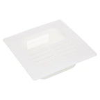 Thumbnail image #1 for AllPoints Foodservice Parts & Supplies 1021190 Floor Strainer, 8 x 8, White