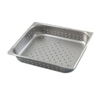 Thumbnail image #1 for Browne USA Foodservice 21212 1/2 Size Perforated Steam Table Pan, 2-1/2" Deep, 22 Gauge 304 Stainless Steel