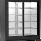 Thumbnail image #1 for Beverage Air MarketMax™ MMR45HC-1-B-PT 48.05 cu. ft. Two-Section Pass-Through Refrigerated Merchandiser, Sliding Glass Front & Solid Rear Doors