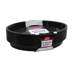 Thumbnail image #1 for TableCraft Products Texas C1086BK Oval Plastic Cash & Carry Basket, Black, 12-3/4 x 9-1/2 x 1-1/2 in. Case of 3