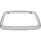 Thumbnail image #1 for Dinex DXTT30 Translucent Disposable Lid for Soup Bowl