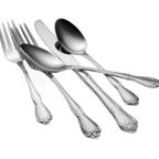Thumbnail image #2 for 1880 Hospitality Astragal by Oneida® T119FDEF 18/10 Stainless Steel Dessert Fork, 6-3/4", Banded Teardrop Handle Pack of 1 Dozen