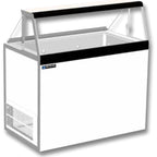 Thumbnail image #5 for Master-Bilt Products DD-46 Floor Model Ice Cream Dipping/Display Freezer Merchandiser, Slanted Glass, 8 Display Tubs, 4 Storage Tubs, 115V