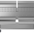 Thumbnail image #6 for Koolmore CGKIT7-D36D36 72-Inch Mobile 10-Burner Commercial Outdoor Propane Grill with Two 36-Inch Roll Dome Covers