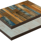 Thumbnail image #1 for ATSMFG ATS AT&S-ATP2430-BL/Y MFG Reversible Rectangular Table Top, 24" x 30", Double Laminate, 2" Vinyl Drop Edge, Light Blue