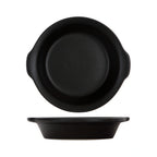 Thumbnail image #1 for Tuxton China DBN-2003 Round Ceramic Au Gratin Dish, 20 oz., 7.375"W x 8.125"D x 1.625"H 1 Dozen