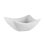 Thumbnail image #1 for CAC China Sushia SHA-Q4 Square Porcelain Bowl, 3 Inch, Super White Case of 4 Dozen