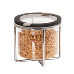 Thumbnail image #2 for Cal-Mil 23810-8LID Hinged Cereal Jar Lid, Wood and Plastic, 8.25" Diameter x 1"H