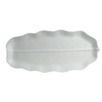 Thumbnail image #1 for G.E.T. Bugambilia PHP02-MOD Palm Leaf Display Dish, Cast Aluminum with Resin Coating, 19.7 x 9 x 1.25 in