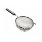 Thumbnail image #1 for Browne USA Foodservice 19098 8" Fine Single-Mesh Stainless Steel Strainer with Plastic Handle
