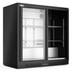 Thumbnail image #7 for KoolMore 35.4-Inch Wide Two-Section Back Bar Refrigerator, 7.4 Cu. Ft., Black, Sliding Glass Doors
