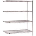 Thumbnail image #1 for Metro Super Erecta SE-2142K4-63-A4 Add-On Wire Shelving Unit, 42"W x 21"D x 63"H, 800 lb. capacity per shelf, 2000 lb. capacity per unit, 1" shelf