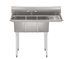 Thumbnail image #5 for KoolMore 3-Compartment Commercial Stainless Steel Sink with 12-Inch Right Drainboard and Backsplash, 45 x 20 x 44-1/2 Inches