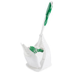 Thumbnail image #1 for Libman Commercial 40 Toilet Bowl Brush with Closed Caddy, 14-1/2"H, White/Green Polypropylene Case of 4