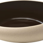 Thumbnail image #1 for Libbey Playground - Embrace 701181791001372 6-3/4" Round Coupe Plate, Half-Deep, Stoneware, Black