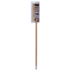 Thumbnail image #1 for Chef Master 90041 Pizza Oven Brush, 40" Wood Handle, Brass Bristles, Stainless Steel Scraper Blade, 10" Head Case of 6