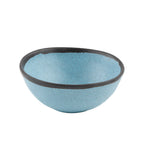 Thumbnail image #1 for G.E.T. Pottery Market B-180-GBL Round Speckled Blue Melamine Salad/Soup Bowl, 16 oz, 7" Diameter x 1-3/4"H 1 Dozen