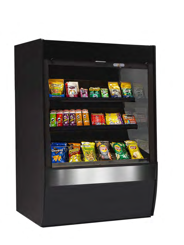 Product image #5 for Federal Industries Vision Series Non-Refrigerated Self-Serve High Profile Merchandiser, 36 x 33 x 60 Inches