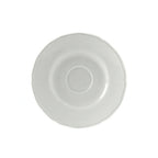 Thumbnail image #1 for Tuxton China Charleston SCE-054 Round Porcelain Espresso Saucer, 5.5-Inch, White Case of 3 Dozen